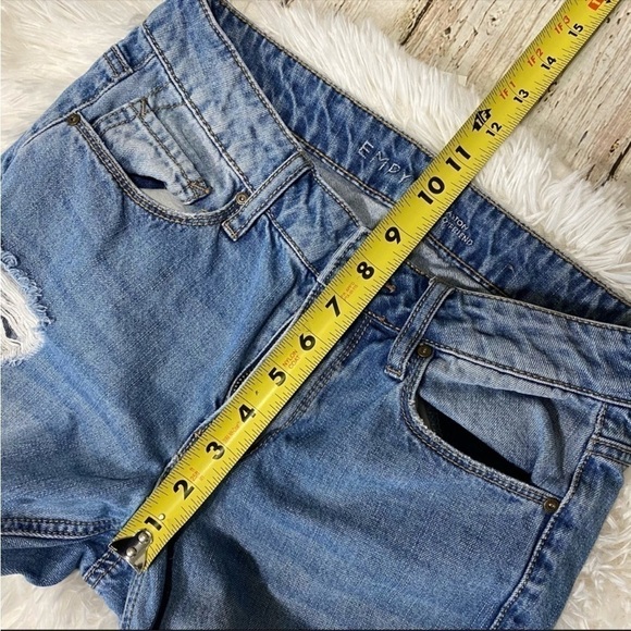 Empyre Easton boyfriend distressed ripped jeans size 0 relaxed low rise - Picture 8 of 12